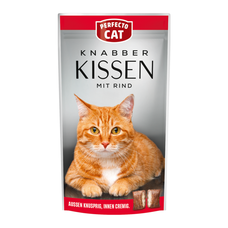 Perfecto Cat Knabber jautienos skanėstai katėms, 50 g
