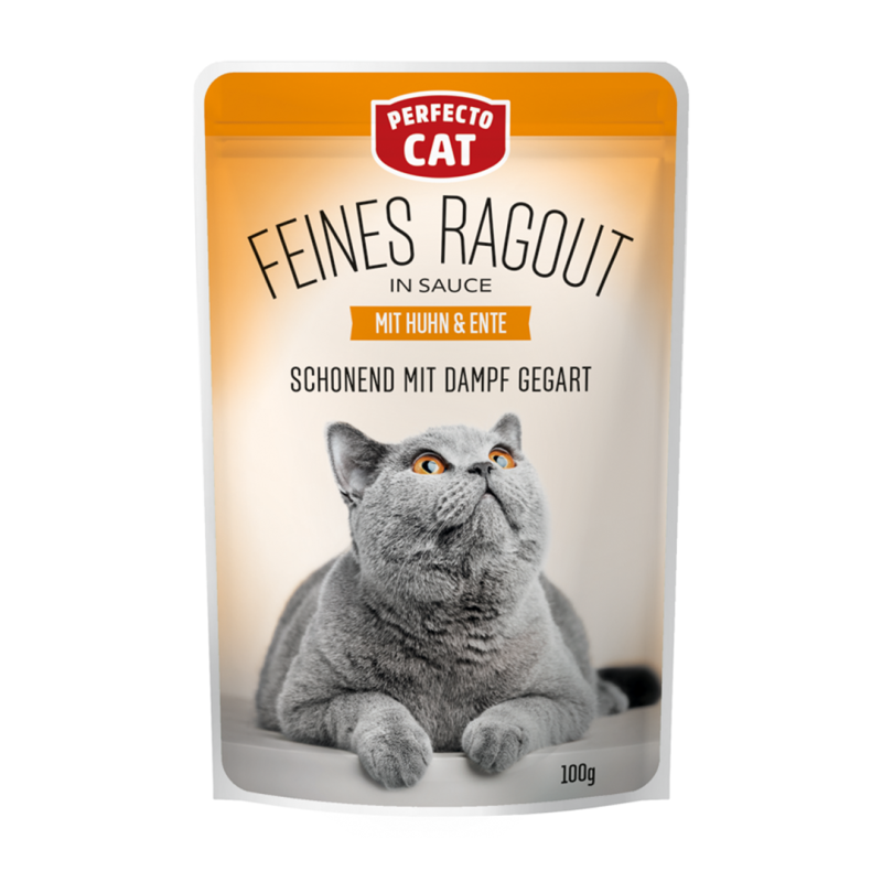 Perfecto Feines Ragout vištienos ir antienos konservai katėms, 100 g