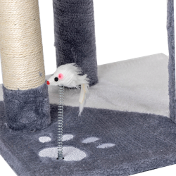 Nobleza pilka draskyklė katėms su gultais