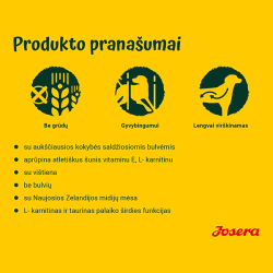 Josera Nature Energetic begrūdis maistas šunims, 12,5 kg