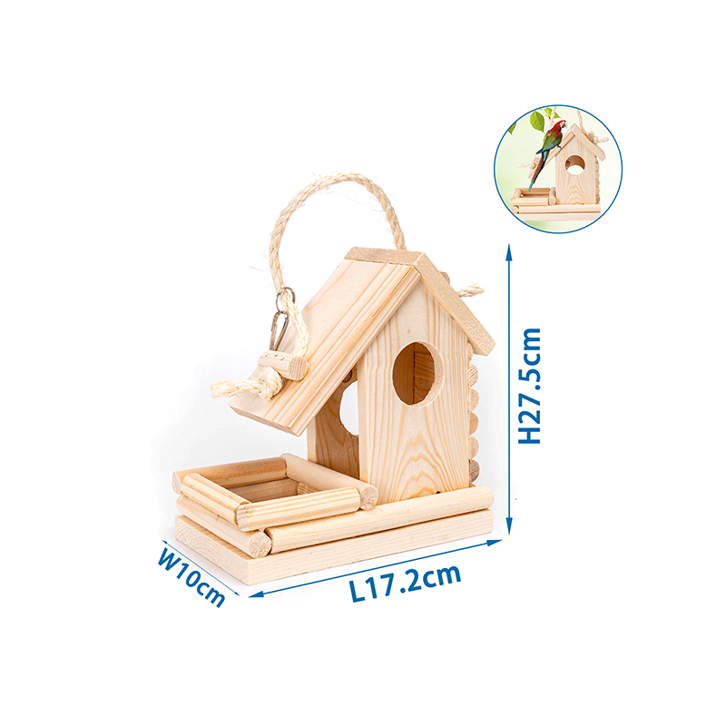Nobleza medinis namelis papūgoms