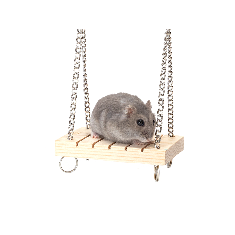 Nobleza medinės sūpynės paukščiams ir graužikams