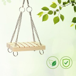 Nobleza medinės sūpynės paukščiams ir graužikams