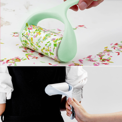 Nobleza pūkų rinkiklis su rankenėle