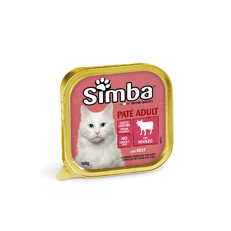 Simba jautienos konservai katėms, 100 g