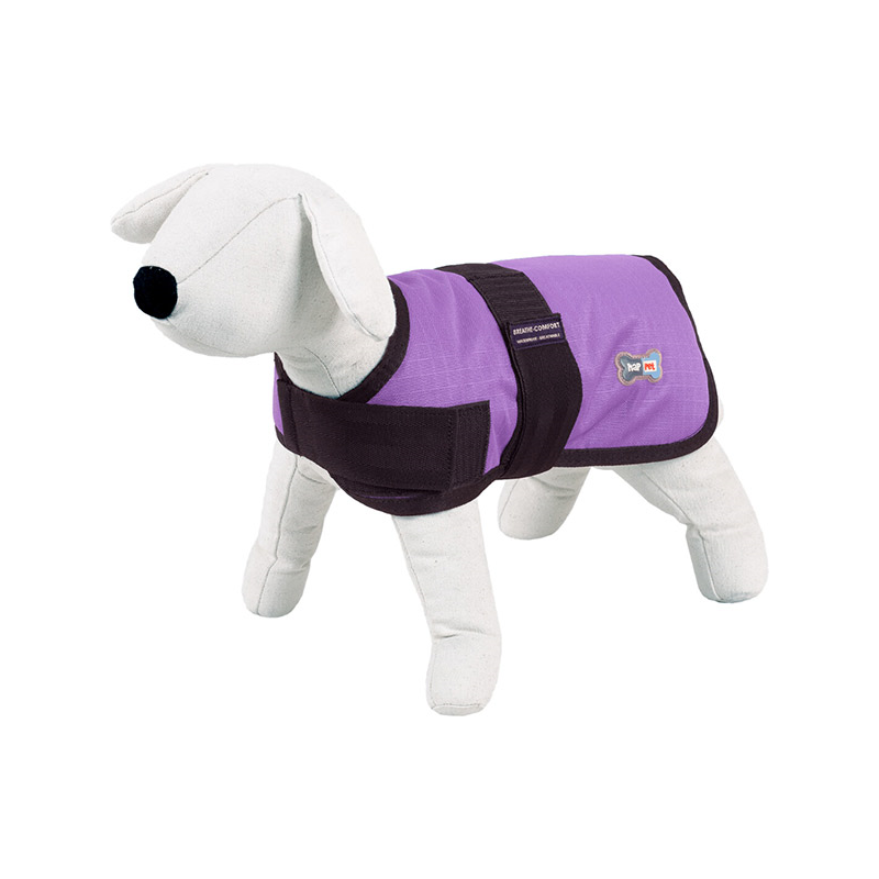 Happet violetinis paltas šunims, 55 cm