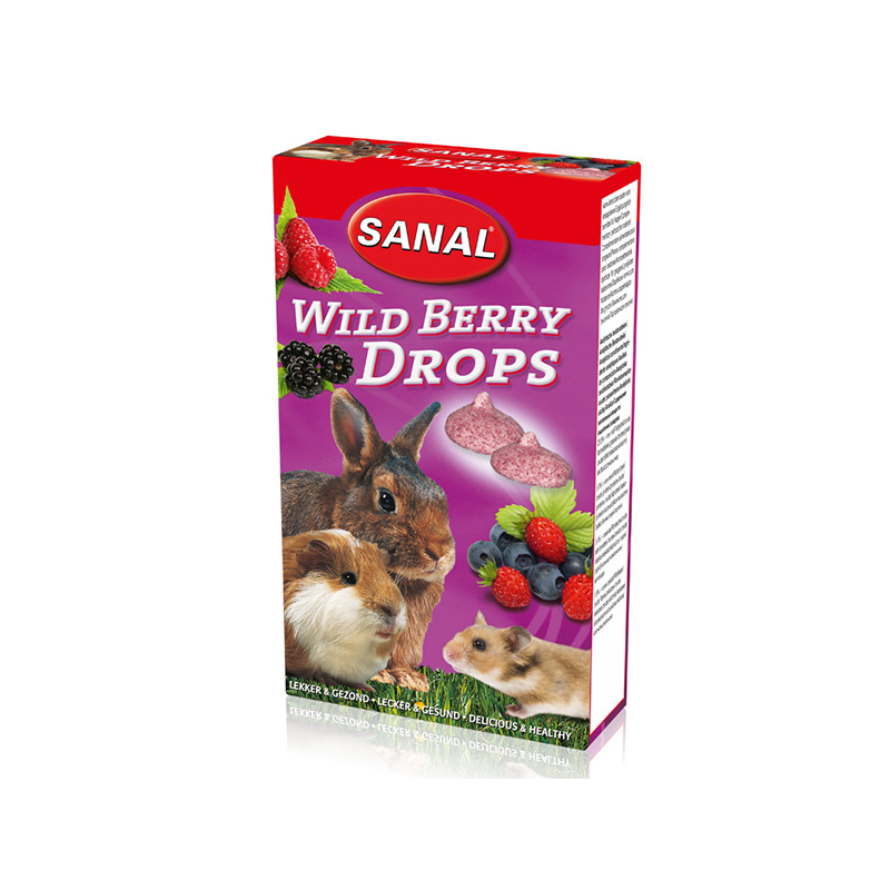 Sanal Wild Berry Drops skanėstai graužikams