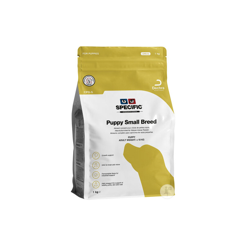 Specidic CPD-S sausas maistas mažų veislių šuniukams, 1 kg