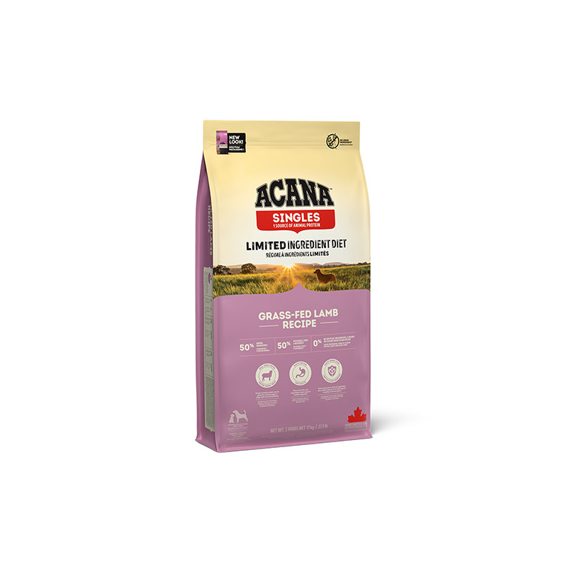 Acana Grass-Fed Lamb sausas maistas šunims, 11,4 kg