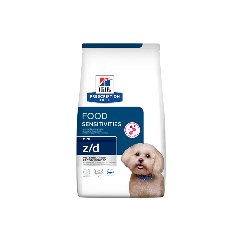 Hill's z/d Food Sensitivities sausas maistas mažų veislių šunims, 1 kg
