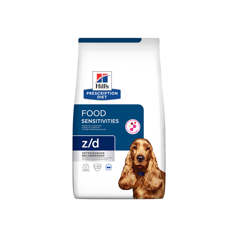 Hill's z/d Food Sensitivities Ultra sausas maistas šunims, 3 kg