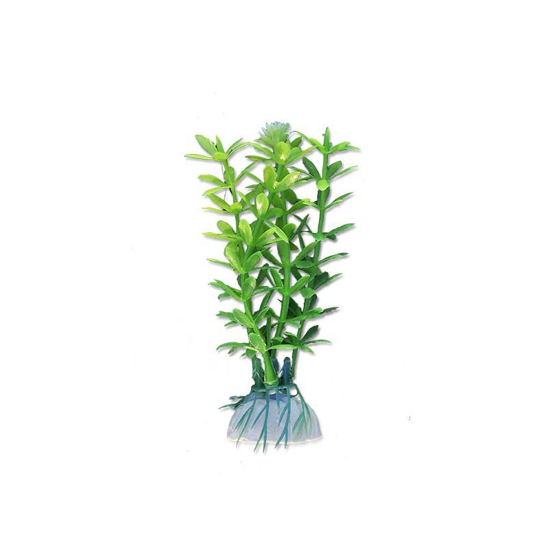 Happet žalias, dirbtinis augalas akvariumams, 10 cm