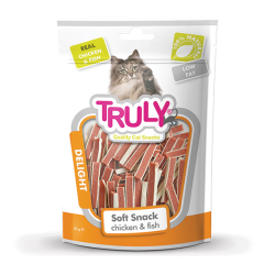 Truly Soft Snack skanėstai katėms su vištiena ir žuvimi, 50 g