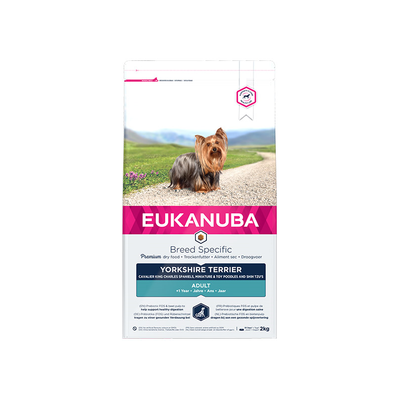 Eukanuba Breed sausas maistas Jorkšyro terjerams, 2 kg