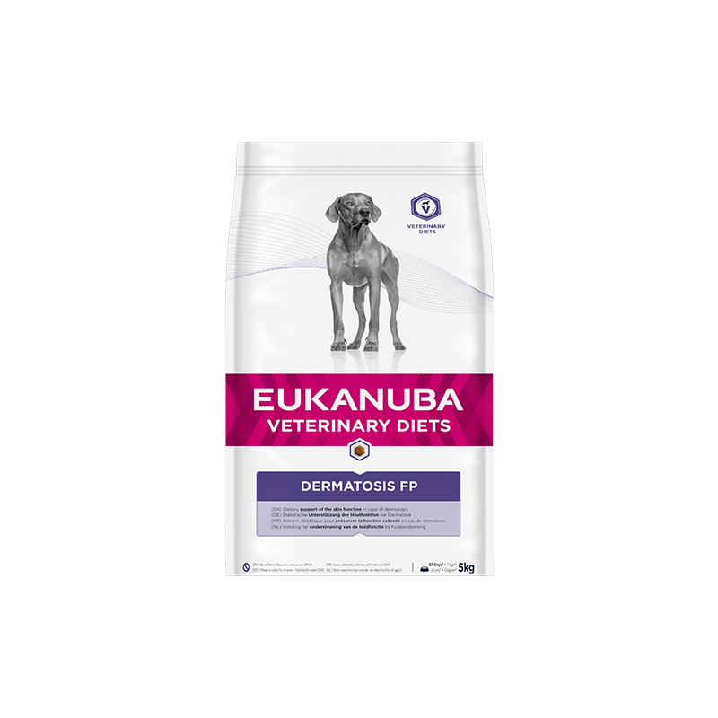 Eukanuba Dermatosis FP sausas maistas šunims, 5 kg