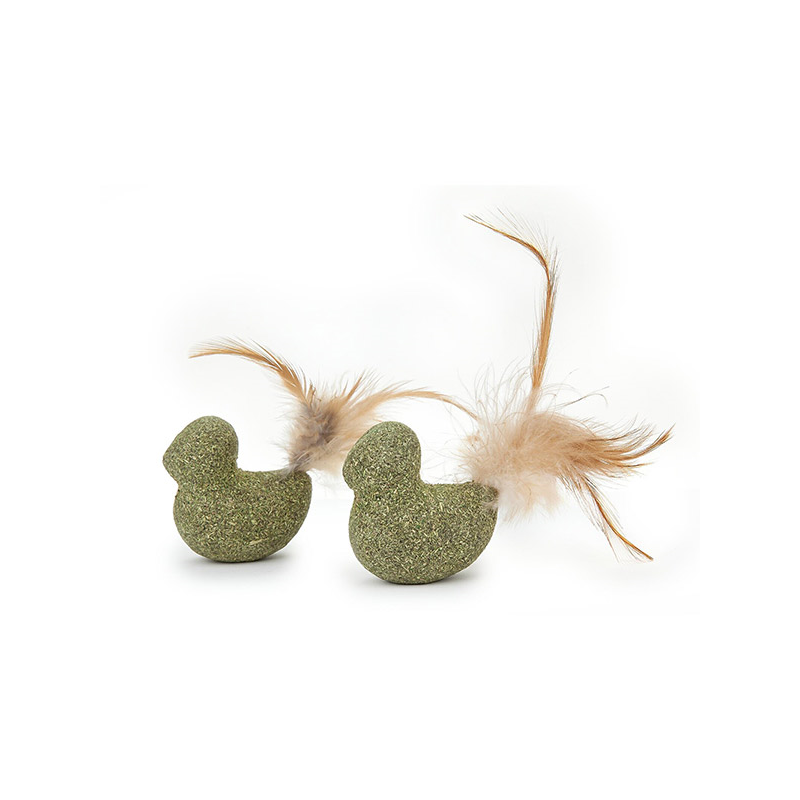 Happet katžolės žaislai su plunksnomis katėms