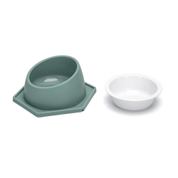 Nobleza paaukštintas dubenėlis katėms, 22x19x9,4 cm