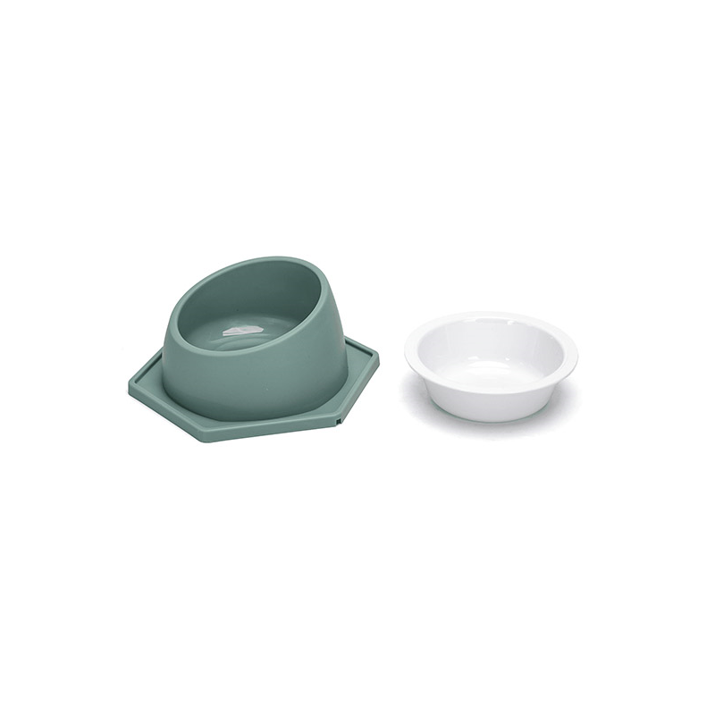 Nobleza paaukštintas dubenėlis katėms, 22x19x9,4 cm