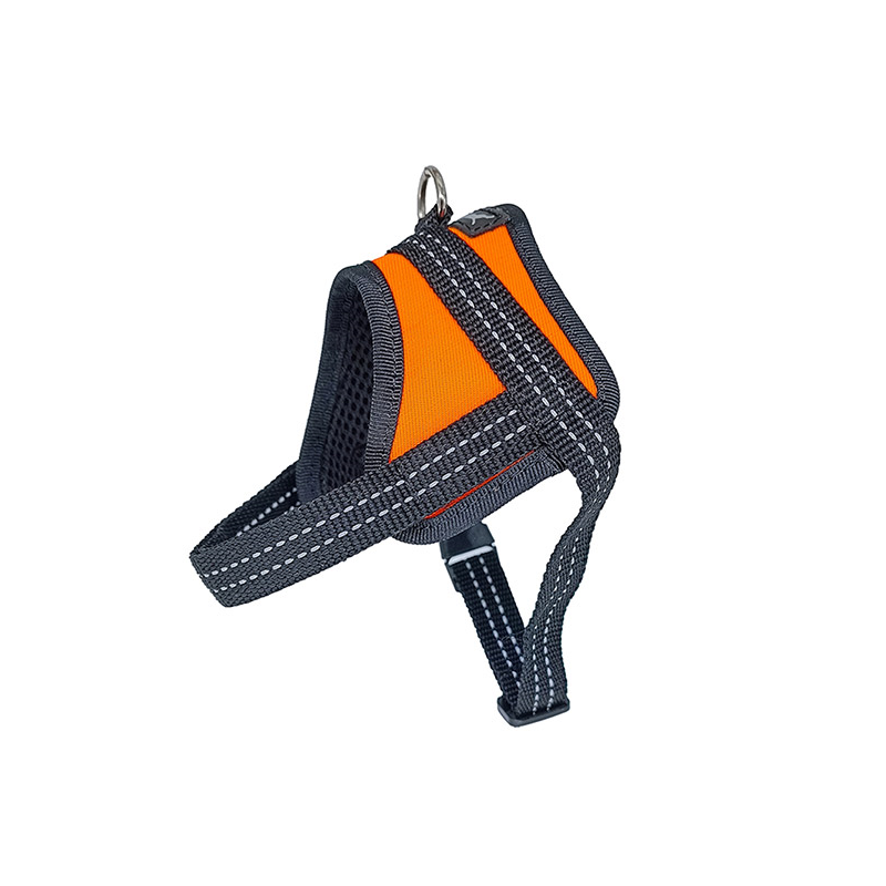 Fleksas oranžinės petnešos šunims, XS, 35 cm