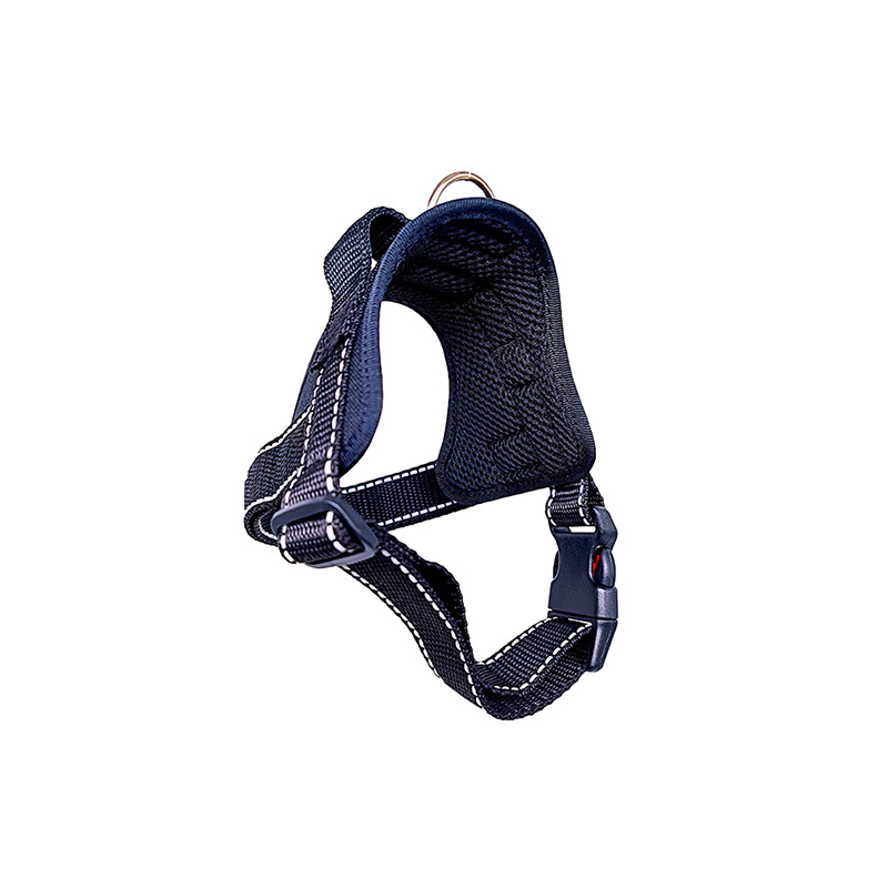 Fleksas juodos petnešos su rankena šunims, M, 65 cm