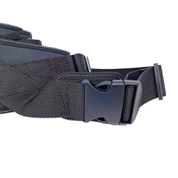 Fleksas juodos petnešos šunims, XXL, 90x105 cm