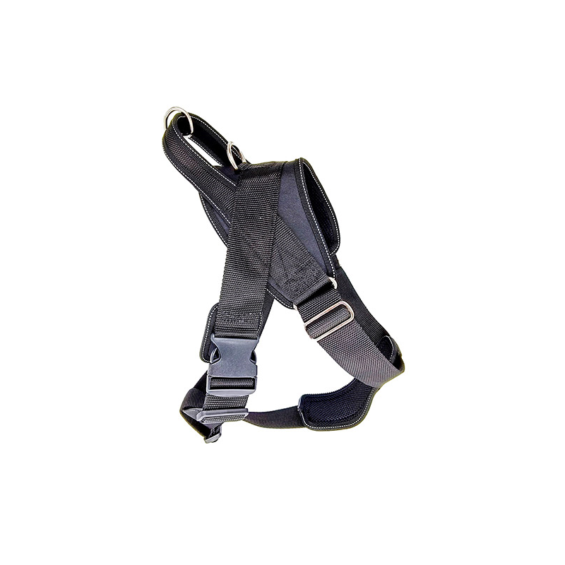 Fleksas juodos petnešos šunims, XXXL, 115 cm