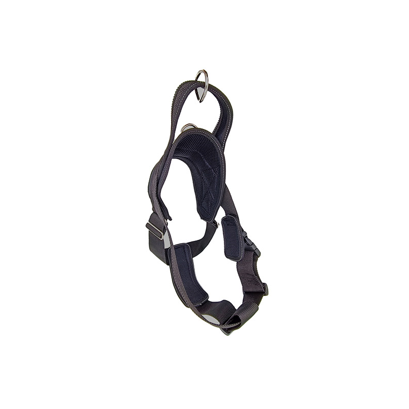 Fleksas juodos petnešos šunims, XXXL, 115 cm