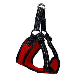 Fleksas raudonos petnešos šunims, L, 50x60 cm