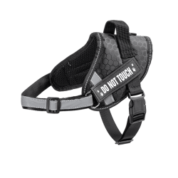 Nobleza „Do not touch“ petnešos šuniui, M, 55–72 cm