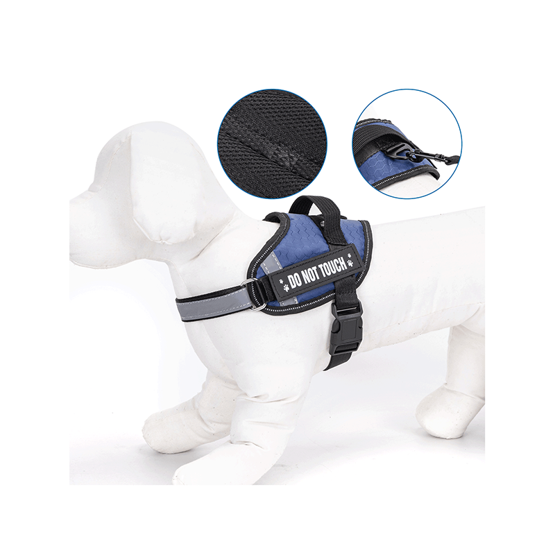 Nobleza „Do not touch“ petnešos šuniui, M, 55–72 cm