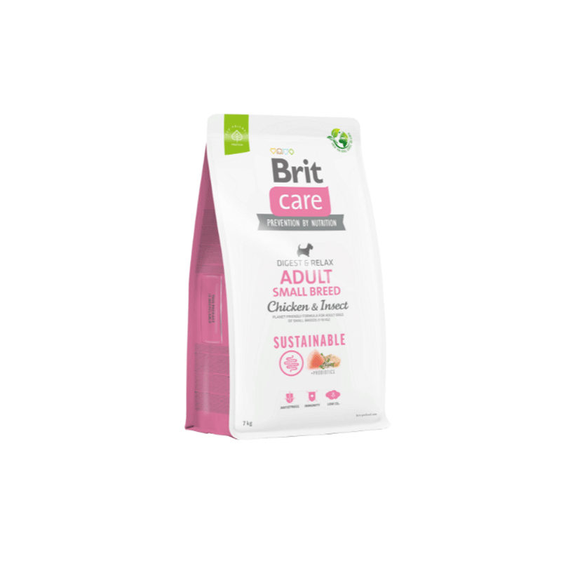 Brit Care Dog Digest & Relax Insect & Chicken sausas šunų pašaras, 1 kg