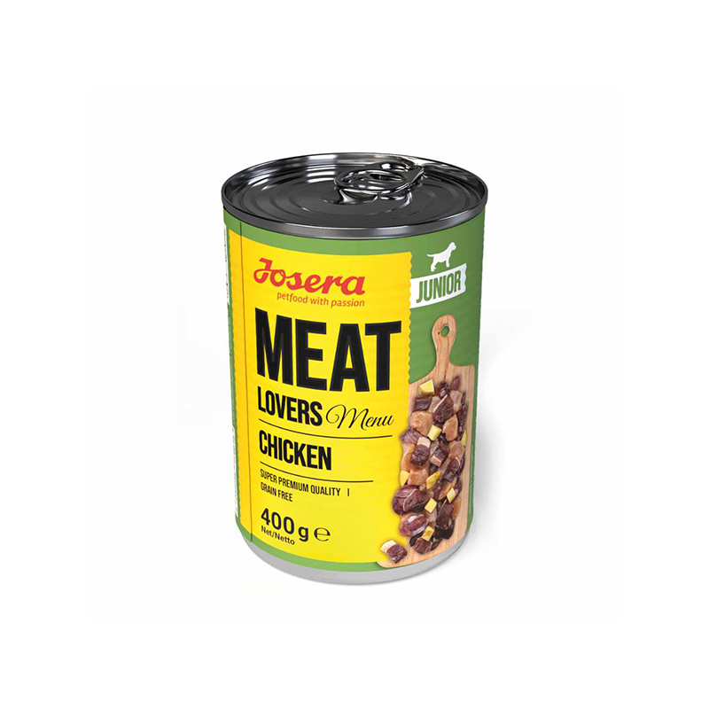 Josera Meat Lovers Junior konservai šunims su vištiena, 400 g