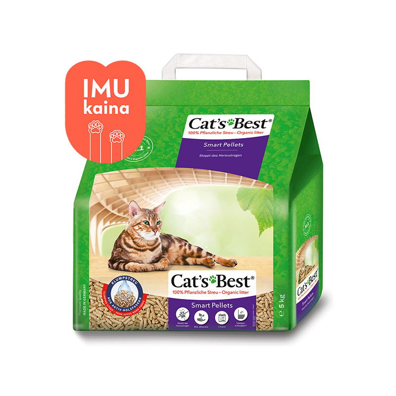 Cat’s Best Smart Pellets kraikas katėms, 10 l