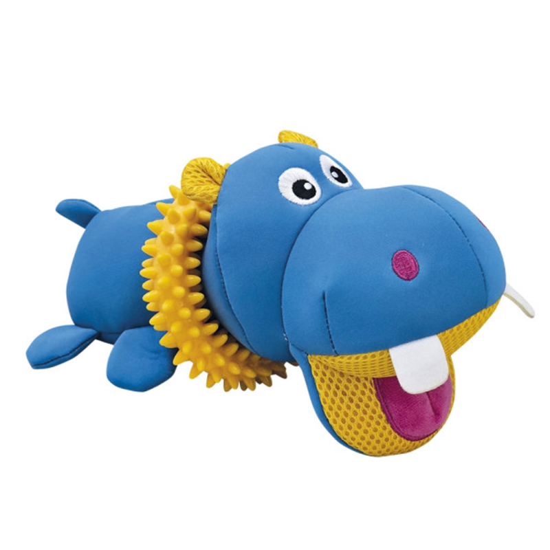 Nobby Hippo plūduriuojantis žaislas šunims, 27 cm