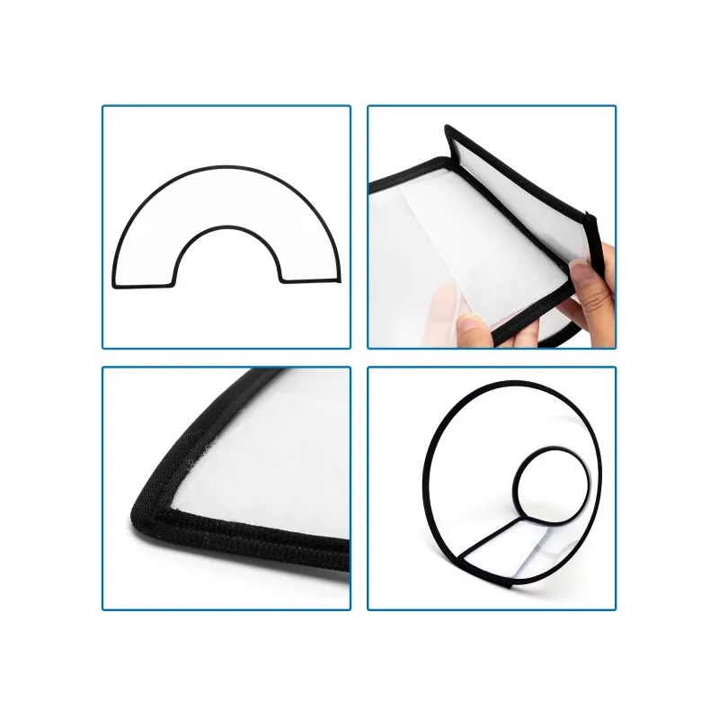 Nobleza plastikinė apykaklė augintiniams 13–15 cm