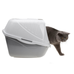 Comfy Easy Cat smėlinis, pilkas tualetas katėms