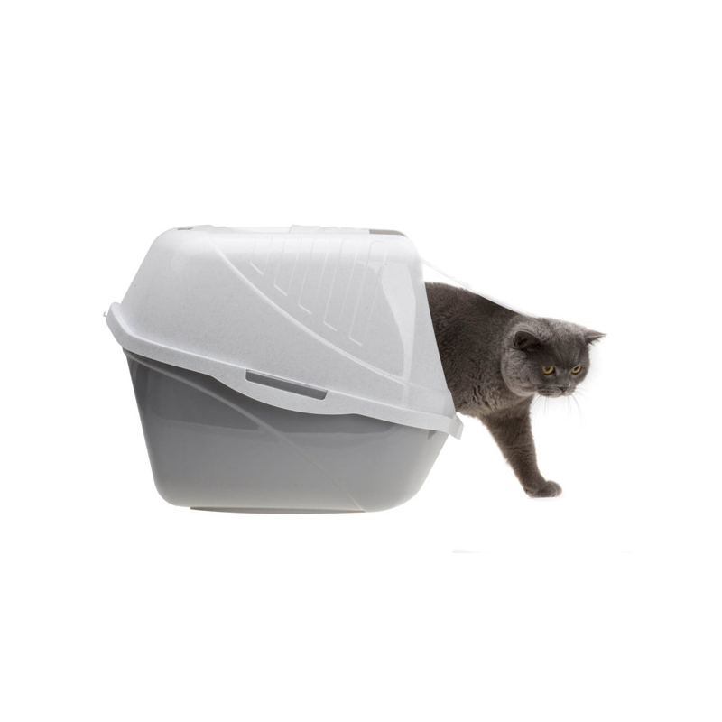 Comfy Easy Cat smėlinis, pilkas tualetas katėms