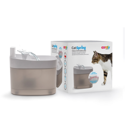 Comfy CatSpring vandens fontanas su judesio detektoriumi katėms ir šunims, 2,5 l