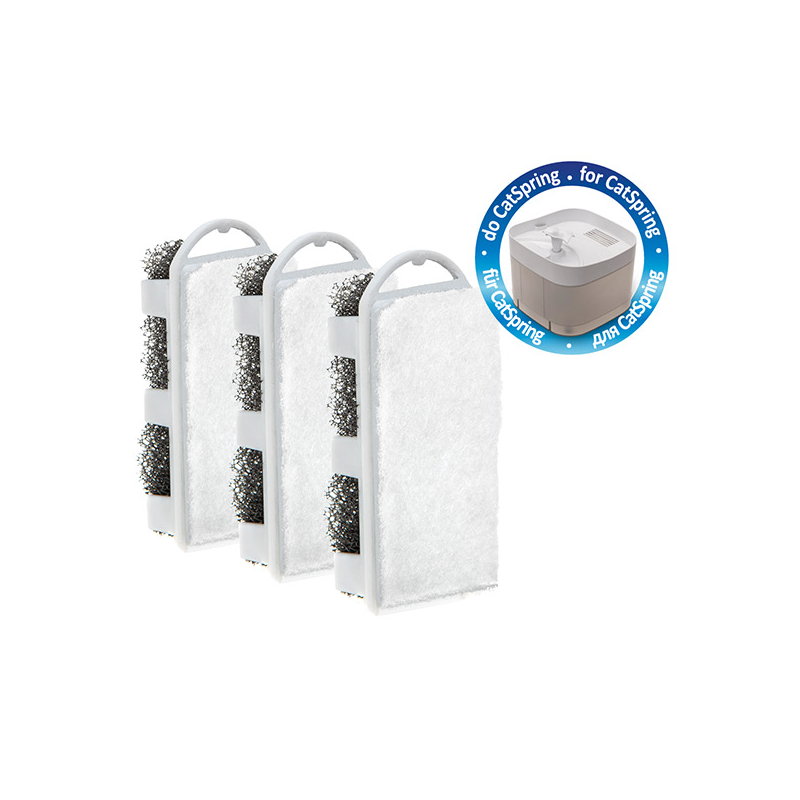 Comfy CatSpring vandens fontano filtrai, 3 vnt.