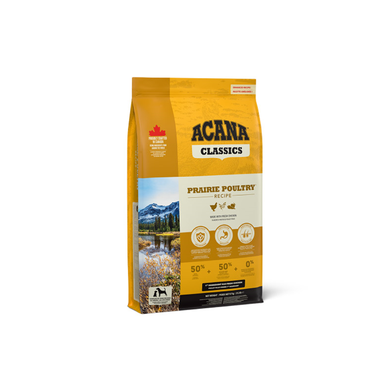 Acana Prairie Poultry sausas pašaras šunims, 9,7 kg