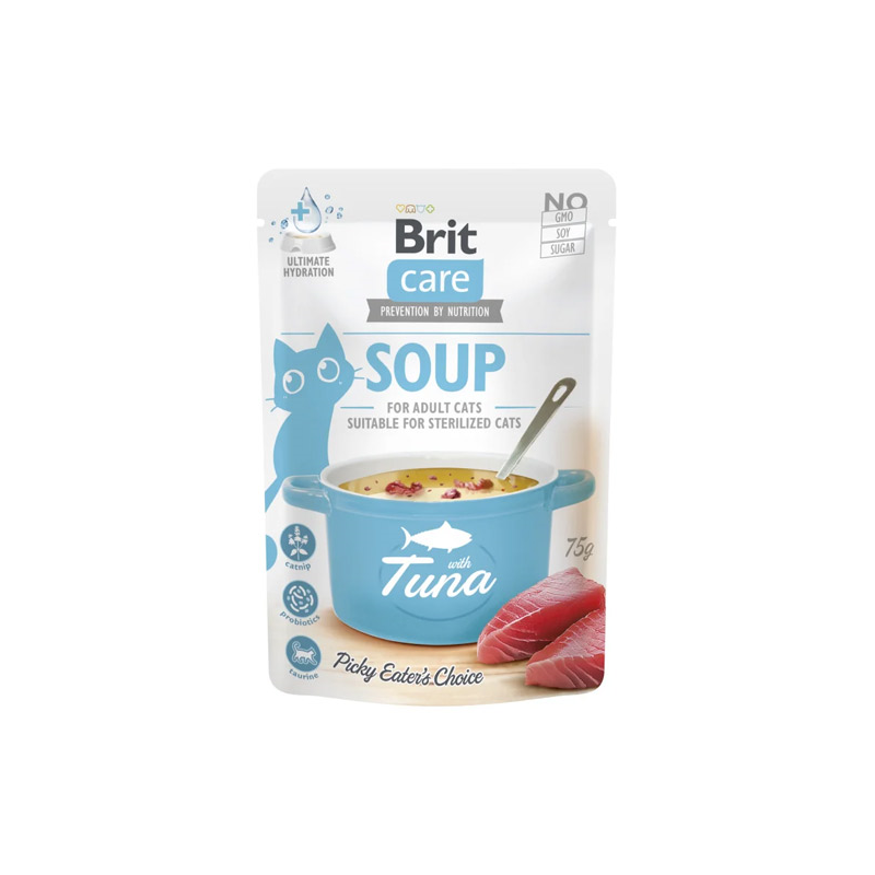 Brit Care tuno sriuba katėms, 75 g