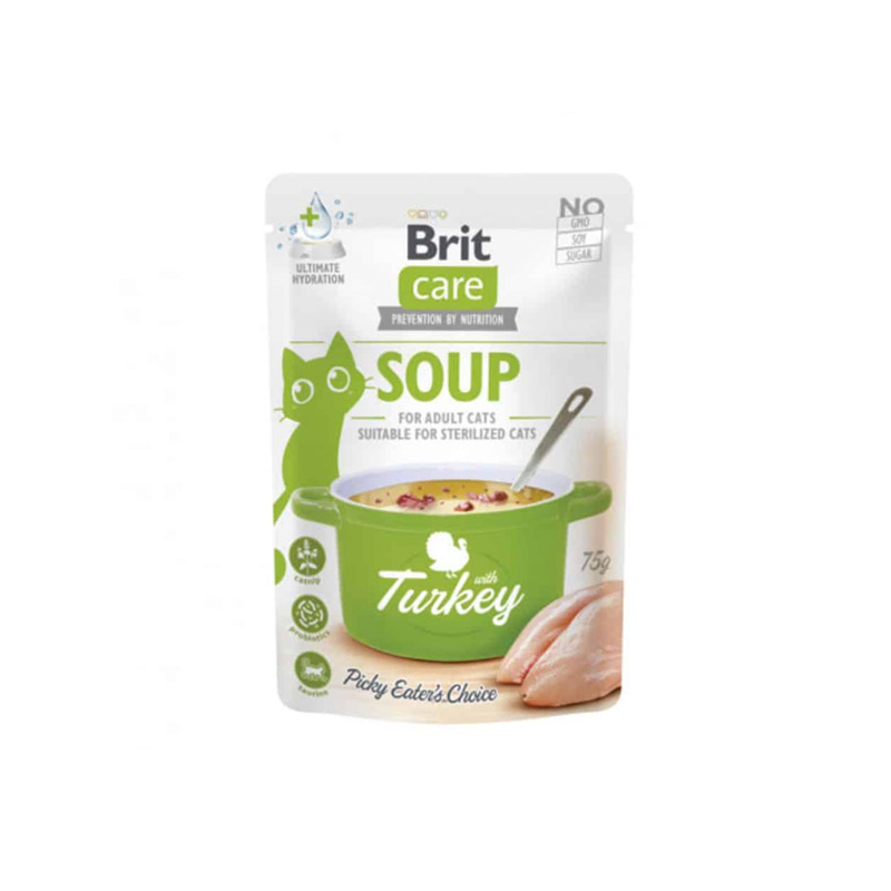 Brit Care kalakutienos sriuba katėms, 75 g