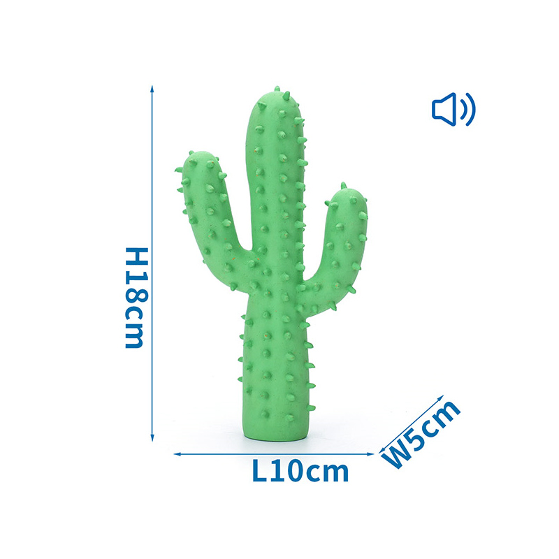 Nobleza latekso kaktusas žaislai šunims