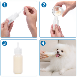 Nobleza maitinimo švirkštų rinkinys jaunikliams, 60 ml