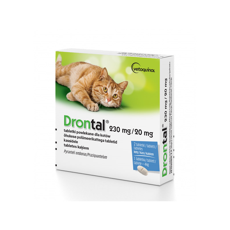 Drontal Cat Flavor tabletės nuo kirminų katėms, 1 tabl.