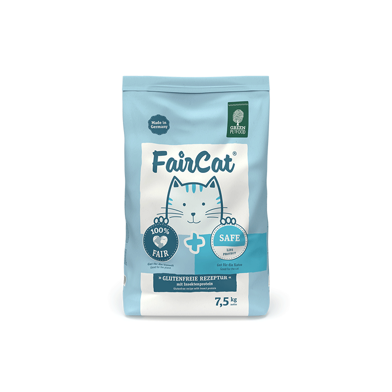 Green Petfood FairCat Safe sausas maistas katėms, 7,5 kg