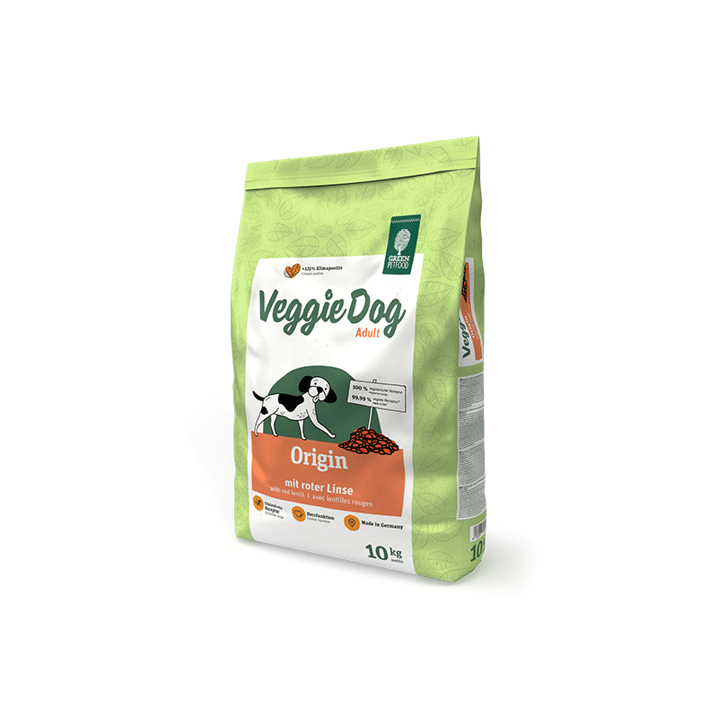 Green Petfood VeggieDog Origin sausas maistas šunims, 10 kg