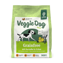 Green Petfood VeggieDog Grainfree sausas maistas šunims, 900 g
