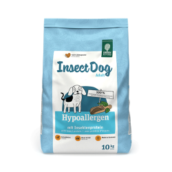 Green Petfood InsectDog Hypoallergen sausas maistas šunims, 10 kg