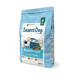 Green Petfood InsectDog Hypoallergen sausas maistas šunims, 10 kg